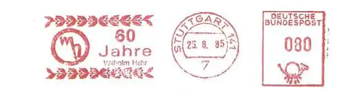 Freistempel Stuttgart - 60 Jahre Wilhelm Hehr (#2380)