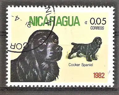 Briefmarke Nicaragua Mi.Nr. 2246 o Cocker-Spaniel