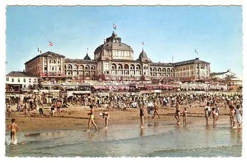 Ansichtskarte Niederlande - Scheveningen / Strand mit Kurhaus (2631)