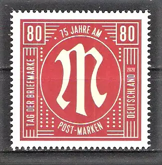 Briefmarke BRD Mi.Nr. 3564 ** Tag der Briefmarke 2020 / 75 Jahre AM-POST-Marken