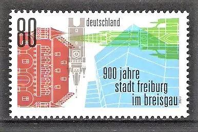 Briefmarke BRD Mi.Nr. 3553 ** 900 Jahre Stadt Freiburg im Breisgau 2020