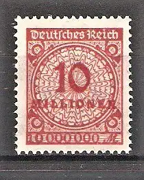 Briefmarke Deutsches Reich Mi.Nr. 318 A ** 10 Mio.M. Freimarke 1923