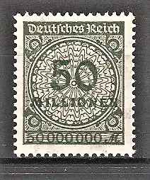 Briefmarke Deutsches Reich Mi.Nr. 321 A ** 50 Mio.M. Freimarke 1923