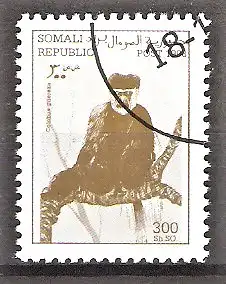 Briefmarke Somalia Mi.Nr. ---- o Mantelaffe (Colobus guereza)
