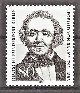 Briefmarke Berlin Mi.Nr. 759 ** 100. Todestag von Leopold von Ranke 1986 / Historiker