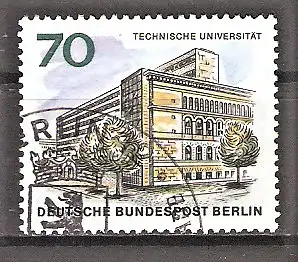 Briefmarke Berlin Mi.Nr. 261 o Das neue Berlin 1965 / Technische Universität Berlin-Charlottenburg