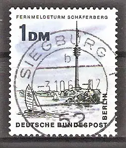 Briefmarke Berlin Mi.Nr. 264 o Vollstempel Siegburg / Das neue Berlin 1966