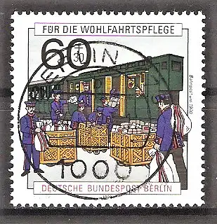 Briefmarke Berlin Mi.Nr. 876 o Vollstempel Berlin / Wohlfahrt 1990