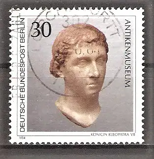 Briefmarke Berlin Mi.Nr. 708 o Kunstschätze in Berliner Museen 1984 / Königin Kleopatra VII.