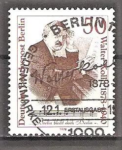 Briefmarke Berlin Mi.Nr. 561 o 100. Geburtstag von Walter Kollo 1978 / Operettenkomponist