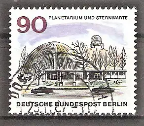 Briefmarke Berlin Mi.Nr. 263 o Das neue Berlin 1965 / Planetarium und Wilhelm-Foerster-Sternwarte in Berlin-Steglitz