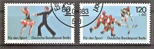 Briefmarke Berlin Mi.Nr. 698-699 o Sportereignisse 1983 / Kompletter Satz !