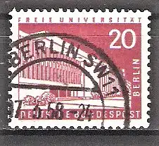 Briefmarke Berlin Mi.Nr. 146 o Stempel Berlin - Berliner Stadtbilder 1956 / Henry-Ford-Bau der Freien Universität in Dahlem
