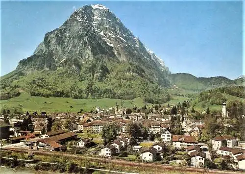 Ansichtskarte Schweiz - Glarus mit Vorderglärnisch (2609)