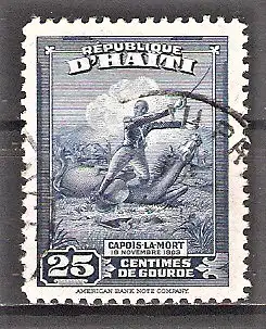 Briefmarke Haiti Mi.Nr. 341 o 140. Todestag von François Capois 1946 / Offizier & Politiker / Pferd