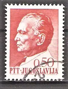 Briefmarke Jugoslawien Mi.Nr. 1283 o Präsident Tito 1968 / Staatspräsident
