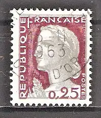 Briefmarke Frankreich Mi.Nr. 1316 o Marianne 1960