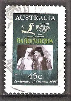 Briefmarke Australien Mi.Nr. 1484 o 100 Jahre Kino 1995 / Filmplakate - On Our Selection