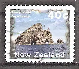 Briefmarke Neuseeland Mi.Nr. 1522 I BA (gez. 11¼) o Landschaften 1996 / Piercy Island, Bay of Islands