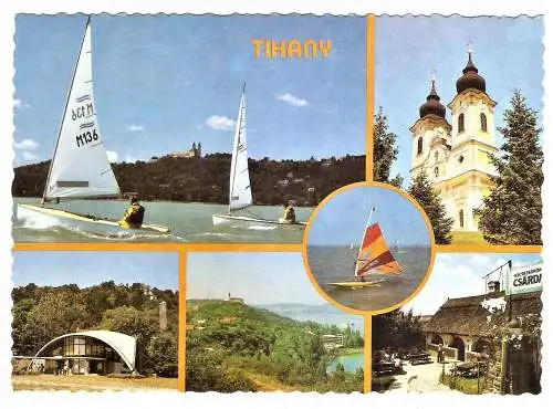 Ansichtskarte Ungarn - Tihany / Mehrbildkarte (1816)