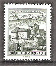 Briefmarke Österreich Mi.Nr. 1232 ** Bauwerke 1967 / Schattenburg in Feldkirch (Vorarlberg)