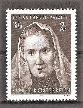 Briefmarke Österreich Mi.Nr. 1353 ** 100. Geburtstag von Enrica Handel-Mazzetti 1971 / Dichterin