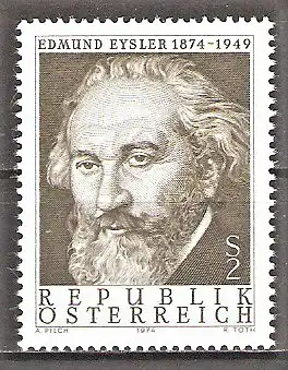 Briefmarke Österreich Mi.Nr. 1465 ** 25. Todestag von Edmund Eysler 1974 / Komponist