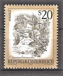 Briefmarke Österreich Mi.Nr. 1565 ** Schönes Österreich 1977 / Myrafälle bei Muggendorf, Niederösterreich