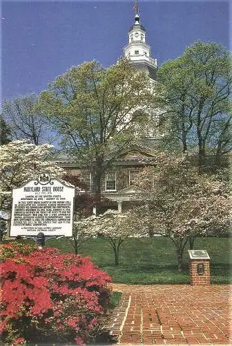 Ansichtskarte USA - Annapolis / Maryland State House (2181)
