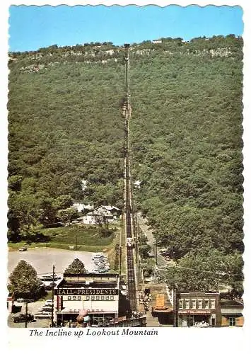 Ansichtskarte USA - Chattanooga / St. Elmo -The Incline up Lookout Mountain (2388)