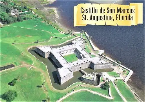 Ansichtskarte USA - St. Augustine / Castillo de San Marcos (2380)