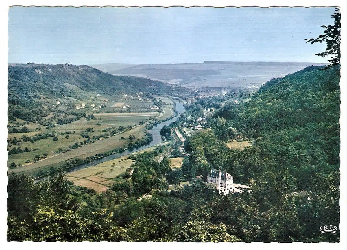 Ansichtskarte Luxemburg - Echternach - La Vallée de la Sûre / Das Sûre-Tal (2018)