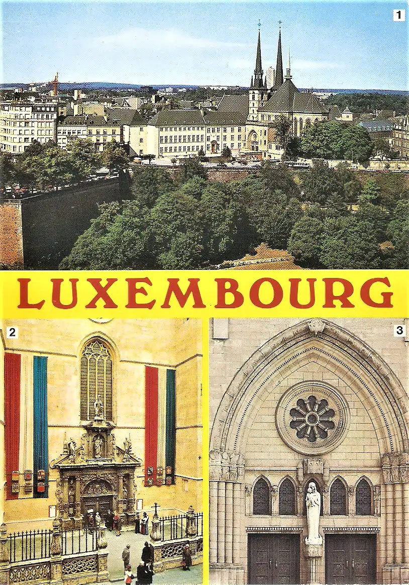 Ansichtskarte Luxemburg - Kathedrale (2012)