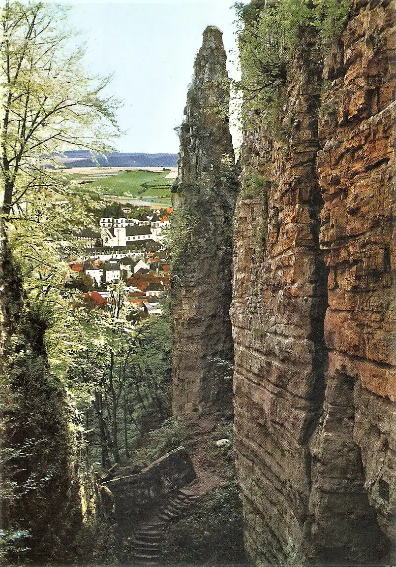 Ansichtskarte Luxemburg - Echternach - Wolfsschlucht (2010)