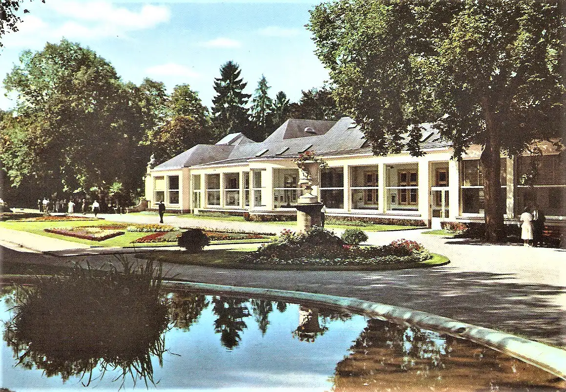Ansichtskarte Luxemburg / Bad Mondorf - Thermalbad im Kurpark (2016)