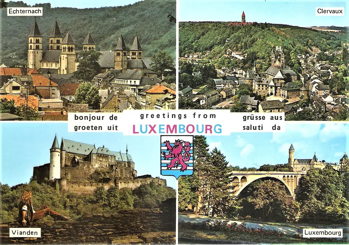 Ansichtskarte Luxemburg - Echternach, Clervaux, Vianden, Luxembourg (2005)