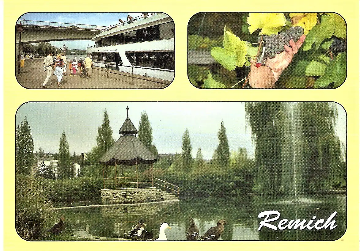 Ansichtskarte Luxemburg - Remich / Mehrbildkarte (2002)