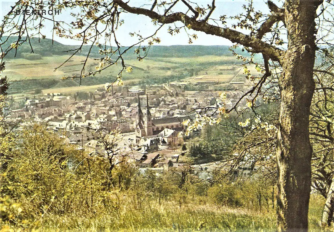 Ansichtskarte Luxemburg - Diekirch / Ortsansicht (2000)
