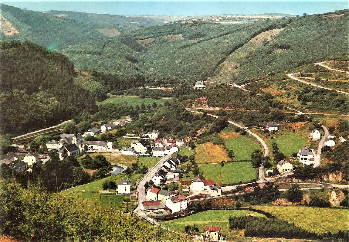 Ansichtskarte Luxemburg - Kautenbach / Ortsansicht (1996)