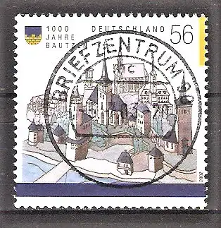Briefmarke BRD Mi.Nr. 2232 o Vollstempel Briefzentrum 90 / 1000 Jahre Bautzen 2002