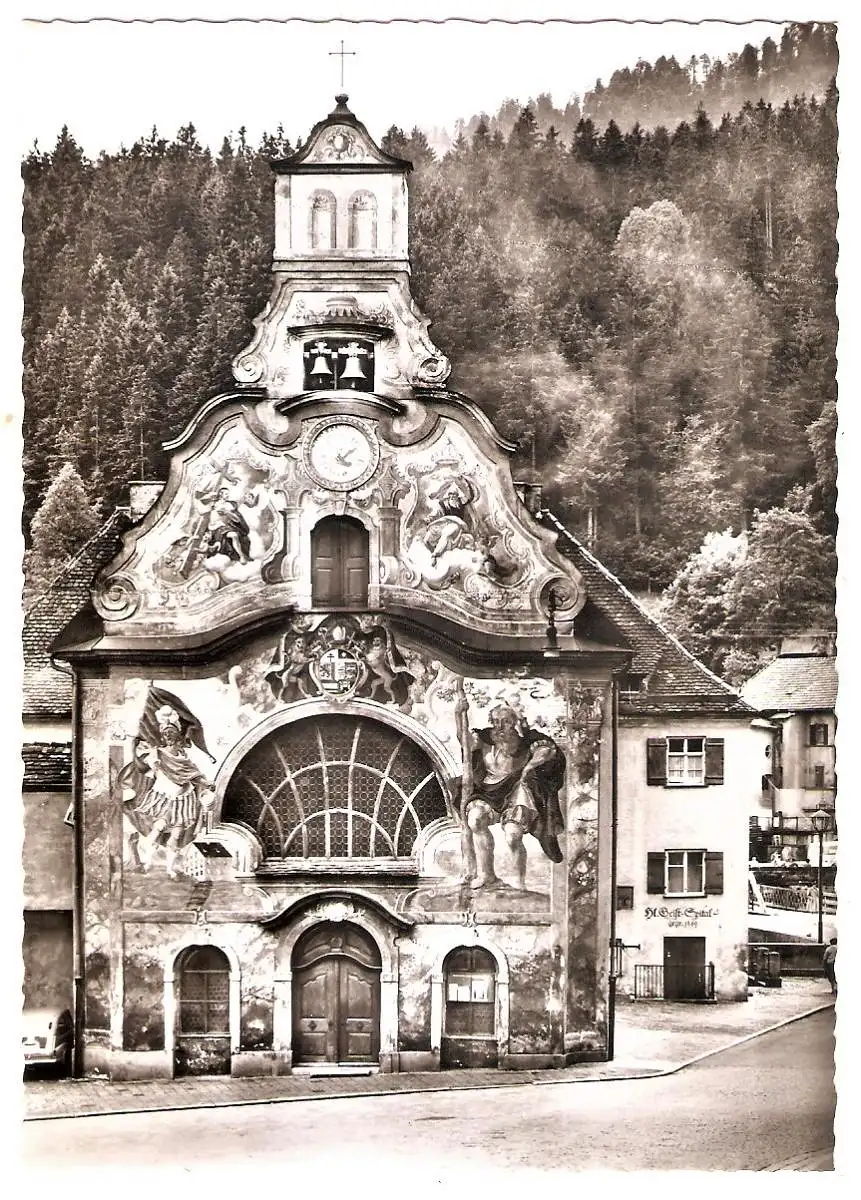 Ansichtskarte Deutschland - Füssen / Spitalkirche Heilig Geist (2660)