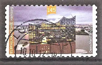 Briefmarke BRD Mi.Nr. 3286 o Eröffnung der Elbphilharmonie Hamburg 2017 / Elbphilharmonie im Abendlicht