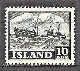 Briefmarke Island Mi.Nr. 263 ** Fischerei und Landwirtschaft 1950 / Schiffe - Hochseefischerei