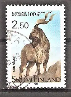 Briefmarke Finnland Mi.Nr. 1088 o Schraubenziege