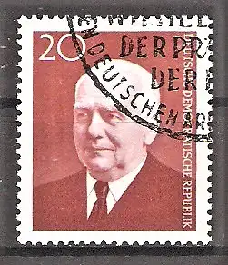 Briefmarke DDR Mi.Nr. 673 o 83. Geburtstag von Präsident Wilhelm Pieck 1959