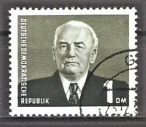 Briefmarke DDR Mi.Nr. 622 o Präsident Wilhelm Pieck 1957 / 1. Präsident der DDR