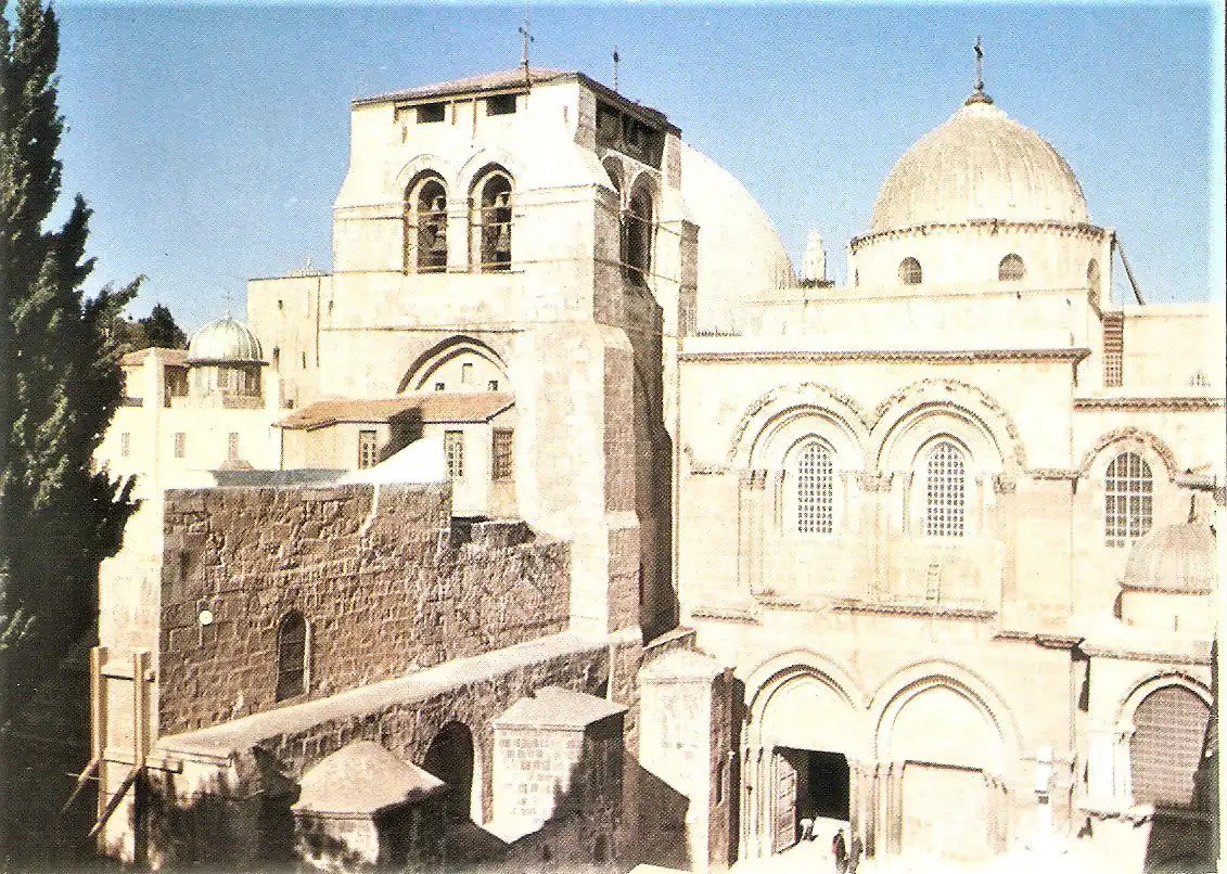 Ansichtskarte Israel - Jerusalem / Grabeskirche (1924)