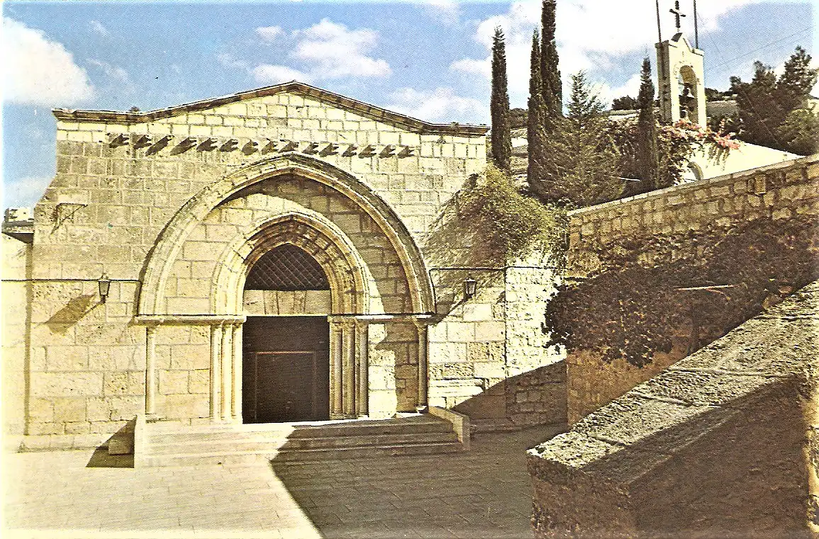 Ansichtskarte Israel - Jerusalem / Grabeskirche Maria (1923)