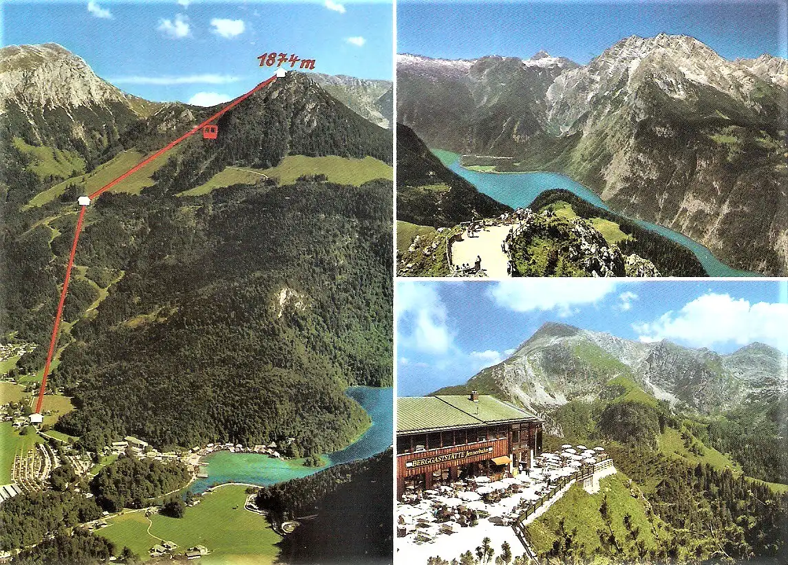 Ansichtskarte Deutschland - Berchtesgaden / Jenner - Mehrbildkarte (2080)