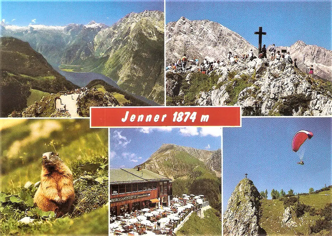 Ansichtskarte Deutschland - Berchtesgaden / Rund um den Jenner - Mehrbildkarte (2077)